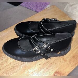Women's Black Mary Jane Shoes size 9